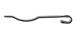 Flytanium Universal Long Pocket Clip FLY-1250LBK Black DLC Titanium -Knife Haven Sales FLY 1250LBK 02 flytanium