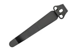 Flytanium Universal Long Pocket Clip FLY-1250LBK Black DLC Titanium -Knife Haven Sales FLY 1250LBK 03 flytanium
