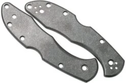 Flytanium Spyderco Delica Scales, Titanium