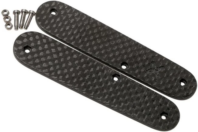 Flytanium Victorinox Cadet Scales, Carbon Fibre Flat 3 Flytanium Victorinox Cadet Scales, Carbon Fibre Flat