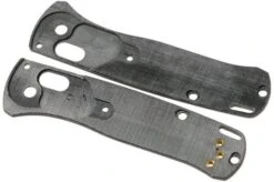 Flytanium Benchmade Mini-Bugout Scales Crossfade, Black Linen Micarta -Knife Haven Sales FLY 889 02 flytanium