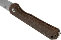 Fox Black Fox Ciol Folding Knife BF-748MIB Dark Brown Micarta Pocket Knife, Denis Simonutti Design -Knife Haven Sales FOBF 748MIB 05 fox knives