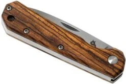 Fox Black Fox Ciol Folding Knife BF-748ZW Zebrano Wood Pocket Knife, Denis Simonutti Design -Knife Haven Sales FOBF 748ZW 04 fox knives