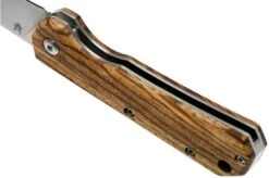 Fox Black Fox Ciol Folding Knife BF-748ZW Zebrano Wood Pocket Knife, Denis Simonutti Design -Knife Haven Sales FOBF 748ZW 05 fox knives