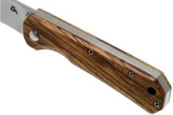 Fox Black Fox Ciol Folding Knife BF-748ZW Zebrano Wood Pocket Knife, Denis Simonutti Design -Knife Haven Sales FOBF 748ZW 07 fox knives