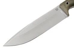 Fox Knives FX-140XL MI Green Canvas Micarta Knivesandtools Exclusive Fixed Knife, Markus Reichart Design -Knife Haven Sales FOFX 140XLMI 03 fox