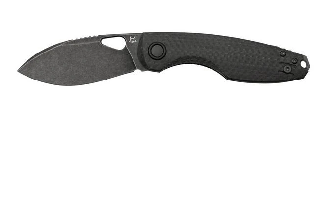 Fox Chilin FX-530-CFDSW PVD Black Stonewashed M398, Carbon Fiber Pocket Knife, Jesper Voxnaes Design 3 Fox Chilin FX-530-CFDSW PVD Black Stonewashed M398, Carbon Fiber Pocket Knife, Jesper Voxnaes Design