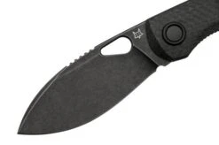 Fox Chilin FX-530-CFDSW PVD Black Stonewashed M398, Carbon Fiber Pocket Knife, Jesper Voxnaes Design 10 Fox Chilin FX-530-CFDSW PVD Black Stonewashed M398, Carbon Fiber Pocket Knife, Jesper Voxnaes Design -Knife Haven Sales FOFX 530 CFDSW 03 fox