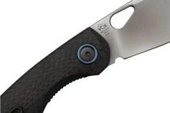 Fox Chilin FX-530-CF Satin M398, Carbon Fiber Pocket Knife, Jesper Voxnaes Design -Knife Haven Sales FOFX 530 CF 05 fox