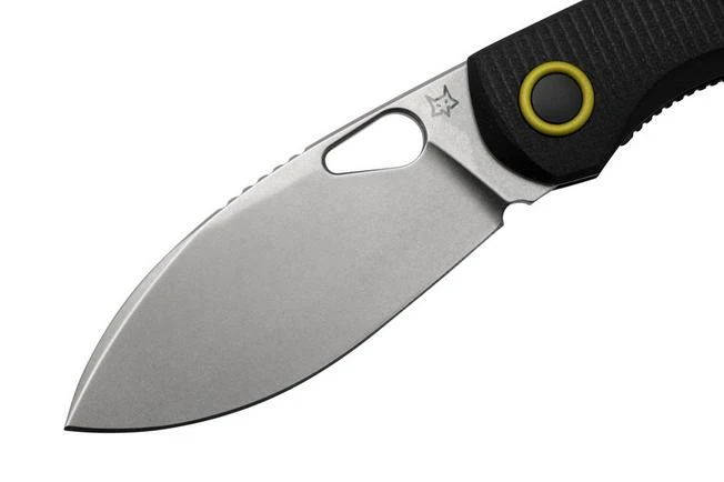 Fox Chilin FX-530-G10B Stonewashed N690, Black G10 Pocket Knife, Jesper Voxnaes Design 5 Fox Chilin FX-530-G10B Stonewashed N690, Black G10 Pocket Knife, Jesper Voxnaes Design - Image 3