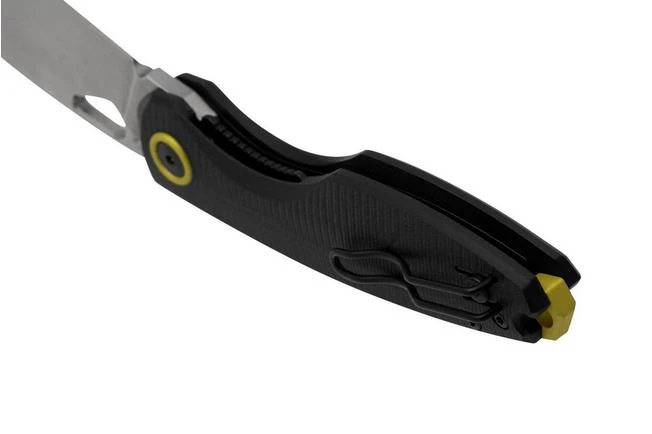 Fox Chilin FX-530-G10B Stonewashed N690, Black G10 Pocket Knife, Jesper Voxnaes Design 6 Fox Chilin FX-530-G10B Stonewashed N690, Black G10 Pocket Knife, Jesper Voxnaes Design - Image 4