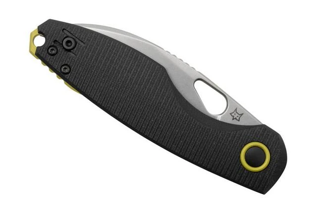 Fox Chilin FX-530-G10B Stonewashed N690, Black G10 Pocket Knife, Jesper Voxnaes Design 8 Fox Chilin FX-530-G10B Stonewashed N690, Black G10 Pocket Knife, Jesper Voxnaes Design - Image 6