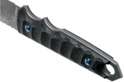 Fox Knives Ryu FX-634DCF Marble Carbon Fibre, Herringbone Damascus, Fixed Knife, Black Roc Knives Design -Knife Haven Sales FOFX 634DCF 04 fox knives