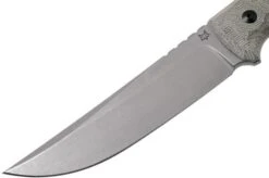 Fox Knives Ryu FX-634 MOD Green Canvas Micarta, Fixed Knife, Black Roc Knives Design -Knife Haven Sales FOFX 634MOD 03 fox knives