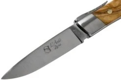 Fontenille Pataud Corsican L' Antò AZO Olive Wood Pocket Knife -Knife Haven Sales FPAZO 03 fontenille pataud