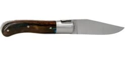 Fontenille Pataud Gentleman 10.5 Cm L8HBF Blue Hybrid Ironwood Pocket Knife -Knife Haven Sales FPL8HBF 02 fontenille pataud