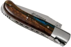 Fontenille Pataud Gentleman 10.5 Cm L8HBF Blue Hybrid Ironwood Pocket Knife -Knife Haven Sales FPL8HBF 04 fontenille pataud