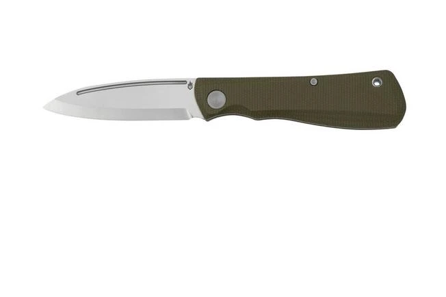 Gerber Mansfield, 1064425, Olive Micarta, Pocket Knife 3 Gerber Mansfield, 1064425, Olive Micarta, Pocket Knife