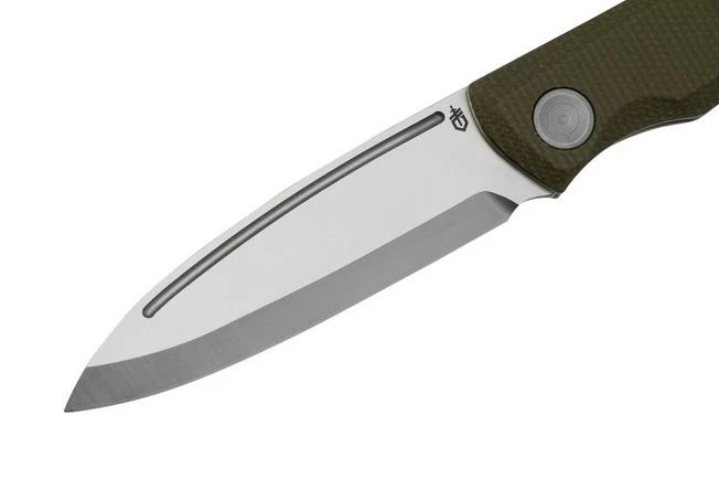 Gerber Mansfield, 1064425, Olive Micarta, Pocket Knife 5 Gerber Mansfield, 1064425, Olive Micarta, Pocket Knife - Image 3