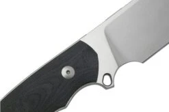 GiantMouse GMF4 Black Canvas Micarta, Fixed Knife, Ansø And Voxnaes Design -Knife Haven Sales GMGMF4 DB 05 giantmouse