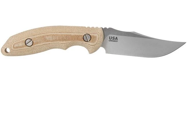 Rick Hinderer The Emmett, CPM 20CV, Natural Micarta Hunting Knife 4 Rick Hinderer The Emmett, CPM 20CV, Natural Micarta Hunting Knife - Image 2