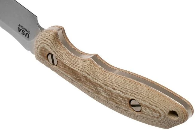 Rick Hinderer The Emmett, CPM 20CV, Natural Micarta Hunting Knife 6 Rick Hinderer The Emmett, CPM 20CV, Natural Micarta Hunting Knife - Image 4