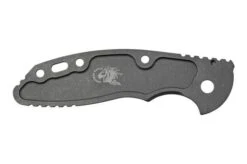 Rick Hinderer XM-18 3.0” Scale, Textured Working Finish Titanium -Knife Haven Sales HRK XM18 3 SC TXTI WF 02 rickhinderer