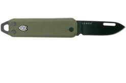 The James Brand Elko Black + OD Green G10 KN117119-00 Pocket Knife -Knife Haven Sales JAKN117119 00 02 the james brand