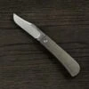 Jack Wolf Benny's Clip Green Canvas Micarta, BENNY-01-GRN, Slipjoint Pocket Knife -Knife Haven Sales JW BENNY 01 GRN 01 jackwolf