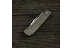 Jack Wolf Benny's Clip Green Canvas Micarta, BENNY-01-GRN, Slipjoint Pocket Knife -Knife Haven Sales JW BENNY 01 GRN 02 jackwolf