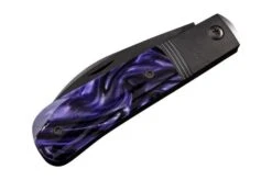 Jack Wolf Laid Back Jack LAIDB-02-KIR-PUR Kirinite Purple Wave, Slipjoint Pocket Knife -Knife Haven Sales JW LAIDB 02 KIR PUR 03 jackwolf