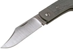 Jack Wolf Sharpshooter Jack, Black Canvas Micarta SHSH-MBK Slipjoint Pocket Knife -Knife Haven Sales JW SHSH MBK 05 jackwolf