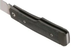 Jack Wolf Sharpshooter Jack, Black Canvas Micarta SHSH-MBK Slipjoint Pocket Knife -Knife Haven Sales JW SHSH MBK 06 jackwolf