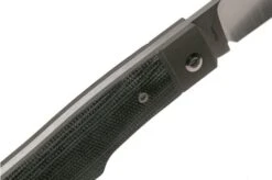 Jack Wolf Sharpshooter Jack, Black Canvas Micarta SHSH-MBK Slipjoint Pocket Knife -Knife Haven Sales JW SHSH MBK 07 jackwolf