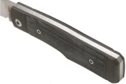 Jack Wolf Sharpshooter Jack, Black Canvas Micarta SHSH-MBK Slipjoint Pocket Knife -Knife Haven Sales JW SHSH MBK 08 jackwolf