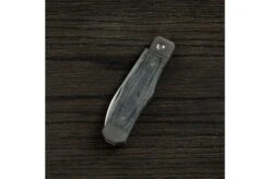 Jack Wolf Vampire Jack VAMPI-01-BLK Black Canvas Micarta Slipjoint Pocket Knife -Knife Haven Sales JW VAMPI 01 BLK 02 jackwolf