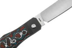 Jack Wolf Vampire Jack VAMPI-02-FC-NEB Fat Carbon Nebula, Slipjoint Pocket Knife -Knife Haven Sales JW VAMPI 02 FC NEB 05 jackwolf