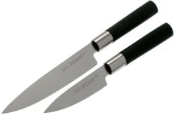 Kai Wasabi Black Two-piece Knife Set, Paring Knife And Utility Knife -Knife Haven Sales KA67 W20 03 kai wasabi