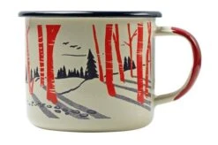 Knivesandtools Enamel Mug E-MG-L-01, Large 10 Cm, Enamel Mug -Knife Haven Sales KT E MG L 01 02 kato