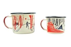 Knivesandtools Enamel Set E-SET-02, Mugs 8 Cm & 10 Cm, Enamel Mugs -Knife Haven Sales KT E SET 02 02 kato