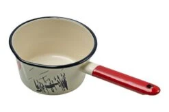 Knivesandtools Enamel Saucepan E-SP14-01, 14 Cm, Enamel Sauce Pan -Knife Haven Sales KT E SP14 01 04 kato