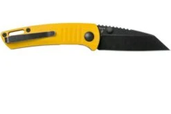 Kizer Vanguard Shard V2531N1 Yellow G10 Pocket Knife, Dirk Pinkerton Design -Knife Haven Sales KZV2531N1 02 kizer
