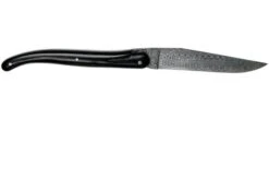 Forge De Laguiole 12 Cm 1012FEBSAT-L12 Ebony Wood-Damasteel Laguiole Knife -Knife Haven Sales LA1012FEBSAT L12 02 forge de laguiole