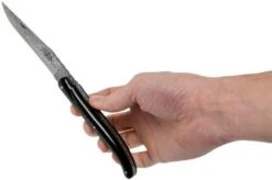 Forge De Laguiole 12 Cm 1012FEBSAT-L12 Ebony Wood-Damasteel Laguiole Knife -Knife Haven Sales LA1012FEBSAT L12 07 forge de laguiole