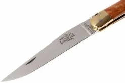 Forge De Laguiole - Natural Wood Folder, Briarwood -Knife Haven Sales LA1211BR 02 forge de laguiole vouwmes la1211br d2