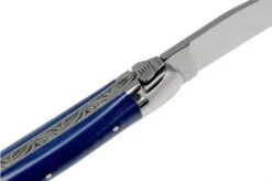 Forge De Laguiole 1211INTCBLEB 11cm, Blue Micarta, Laguiole Knife 15 Forge De Laguiole 1211INTCBLEB 11cm, Blue Micarta, Laguiole Knife -Knife Haven Sales LA1211INTCBLEB 06 forge de laguiole