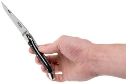 Forge De Laguiole 1211INTCNOIB 11cm, Black Micarta, Laguiole Knife -Knife Haven Sales LA1211INTCNOIB 08 forge de laguiole