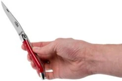 Forge De Laguiole 1211INTCROUB 11cm, Red Micarta, Laguiole Knife -Knife Haven Sales LA1211INTCROUB 08 forge de laguiole