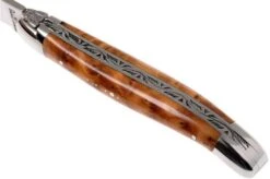 Forge De Laguiole 1211INTHBRI, Burl -Knife Haven Sales LA1211INTHBRI 06 forge de laguiole la1211inthbri 06