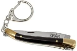 Forge De Laguiole Keychain Pocket Knife, Black Horn -Knife Haven Sales LA1270B 03 forge de laguiole la1270b 03
